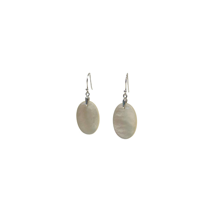 Large Oval Drop Earrings