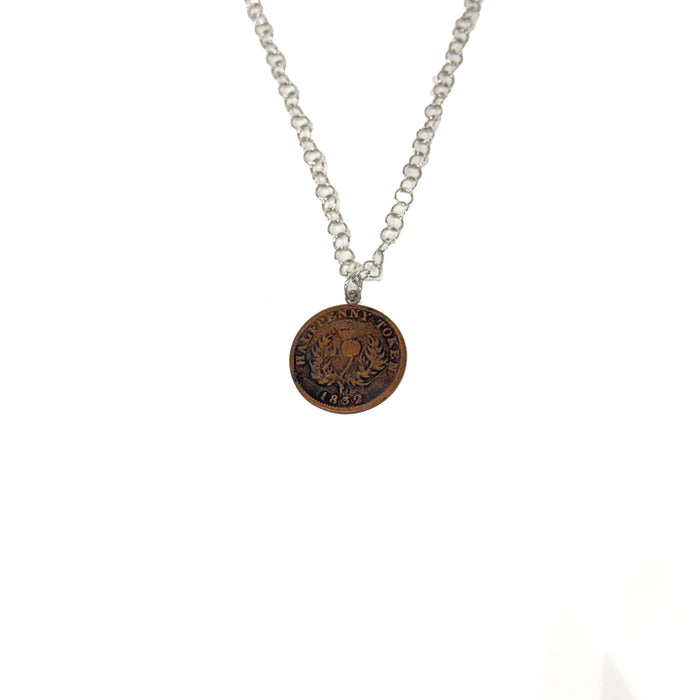 1832 Half Penny Necklace