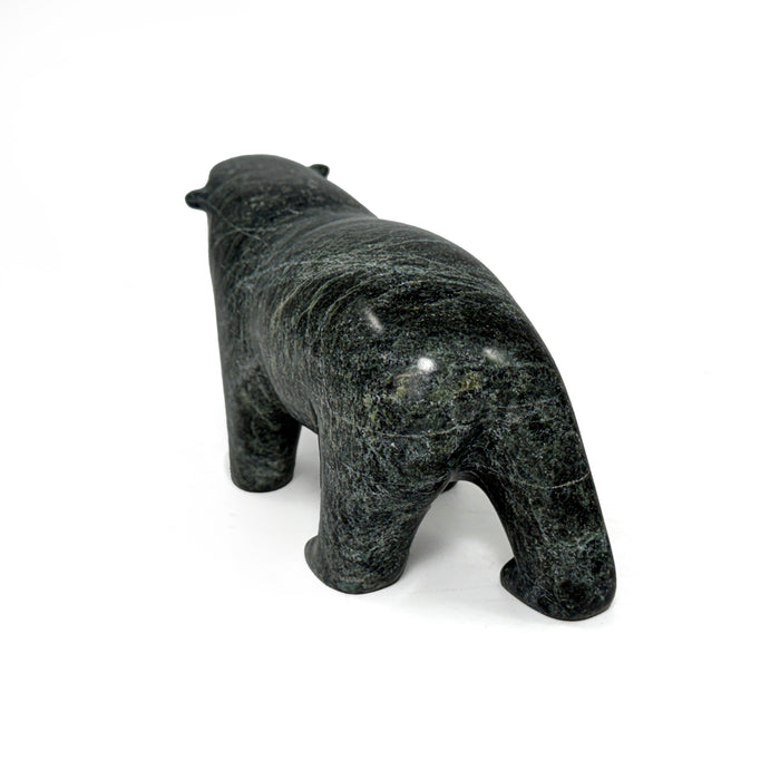 Walking Polar Bear Carving