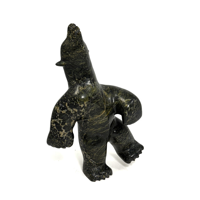 Dancing Polar Bear Carving