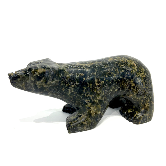 Walking Polar Bear Carving