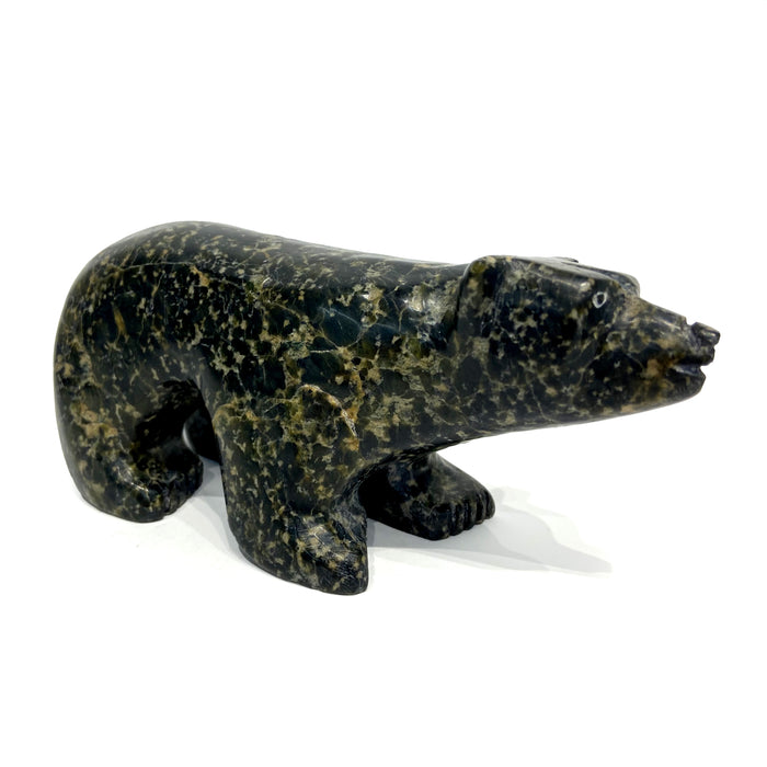 Walking Polar Bear Carving
