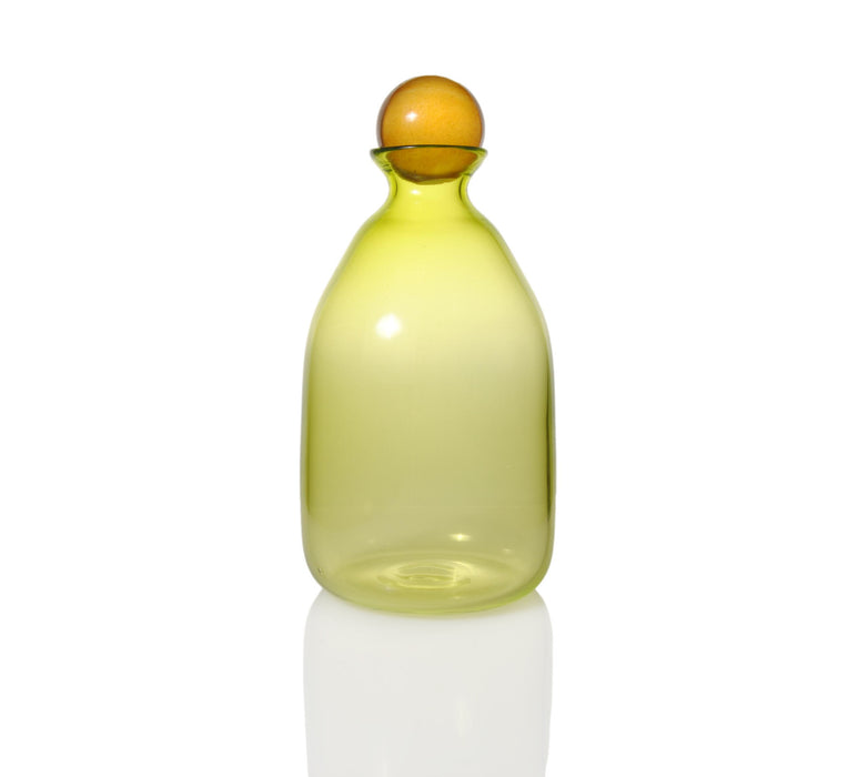 Sphere Decanter Lime Green and Aurora Yellow