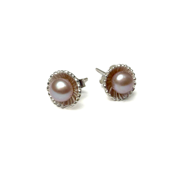 Small Pearl Stud Earrings