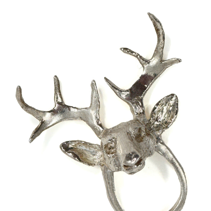 Sterling Silver Deer Head