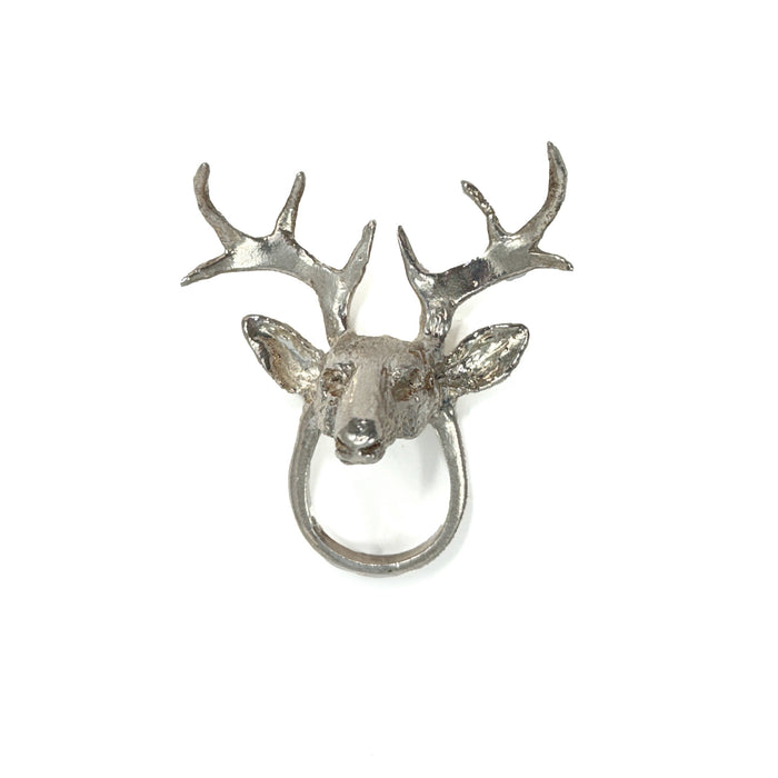 Sterling Silver Deer Head
