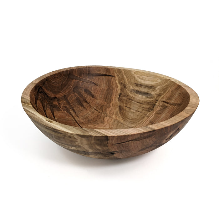 14" Round Red Maple Bowl