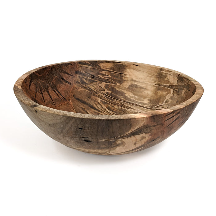 17" Round Red Maple Bowl