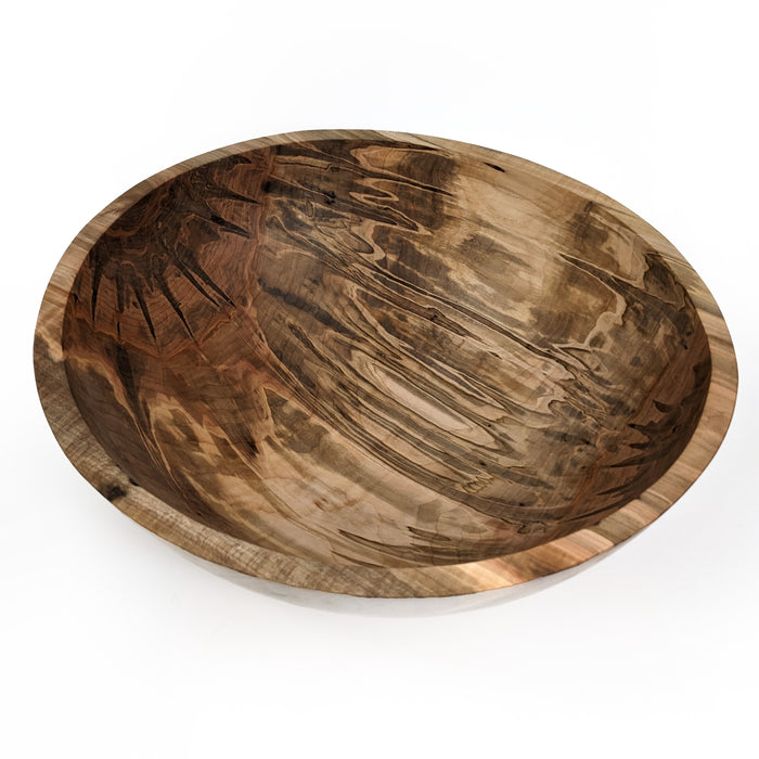 17" Round Red Maple Bowl