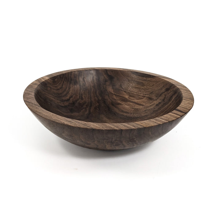 11" Round Black Walnut Bowl