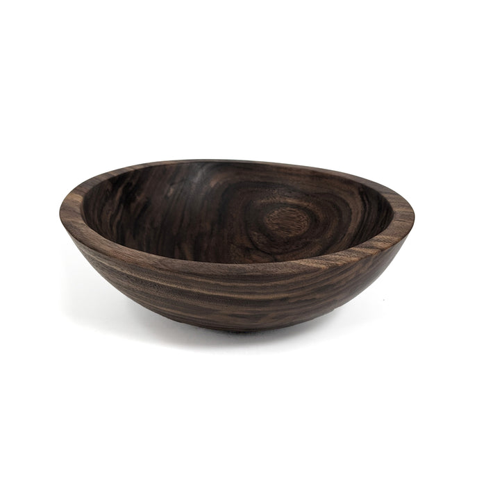 11" Round Black Walnut Bowl