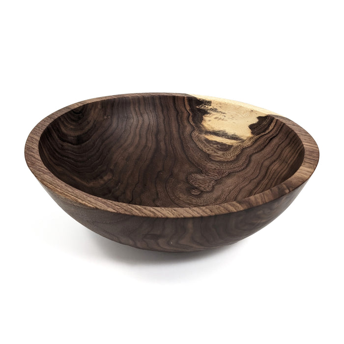 14" Round Black Walnut Bowl