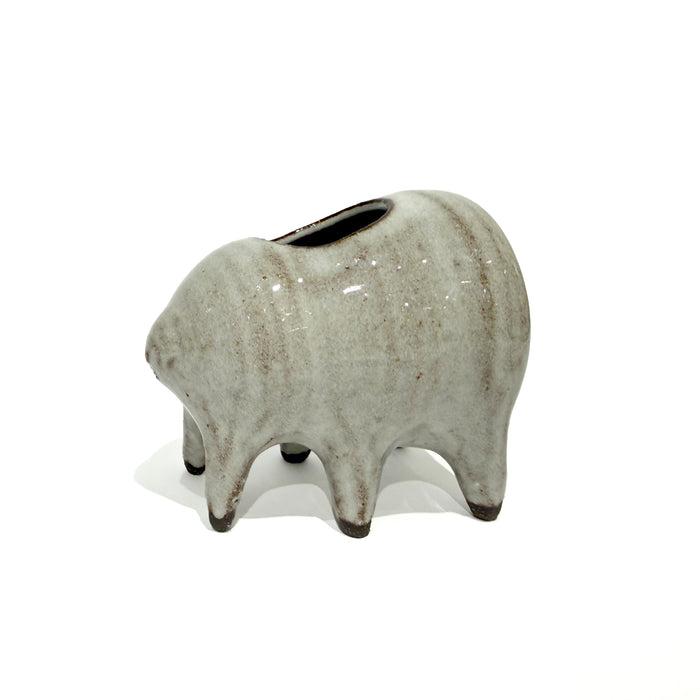 Creature Ikebana Vase with Frog