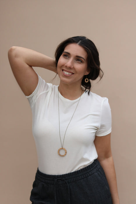 Hollow Circle Necklaces