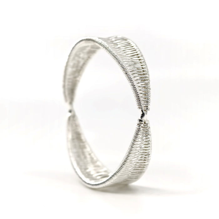 Sterling Silver Bilateral Bangle