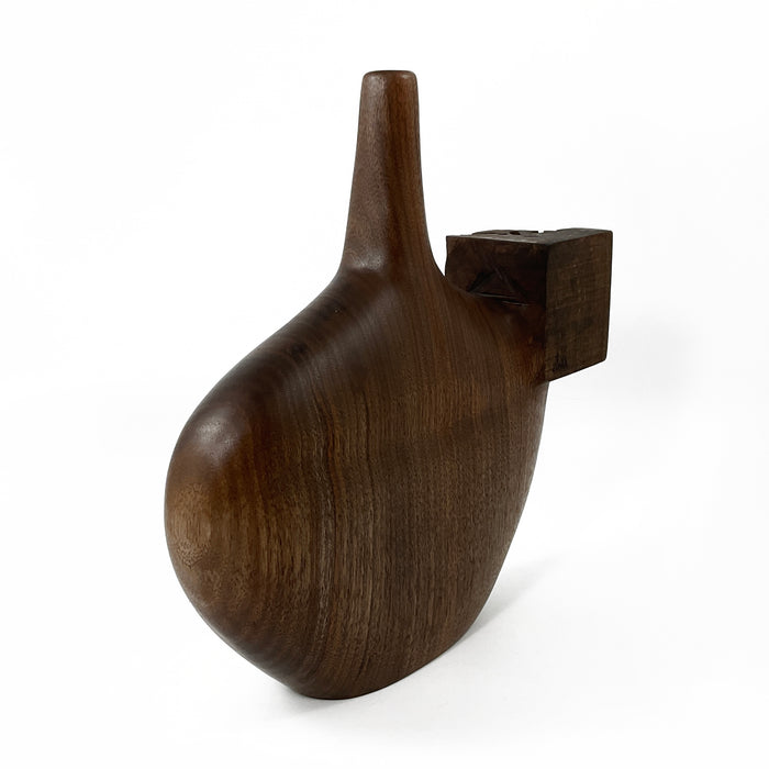 Dry Bud Vase in Canadian Walnut