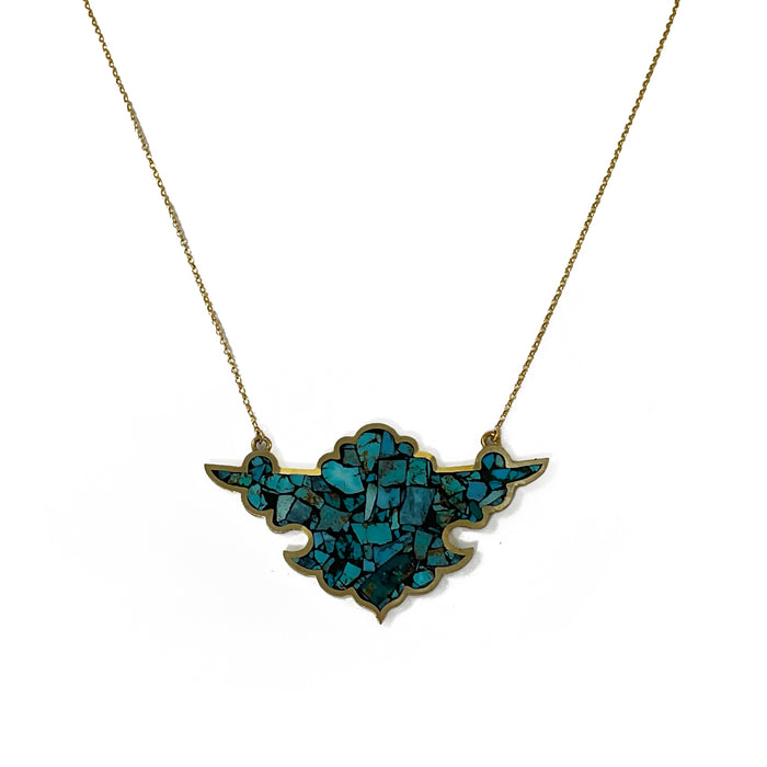 Persian Turquoise Large Pendant