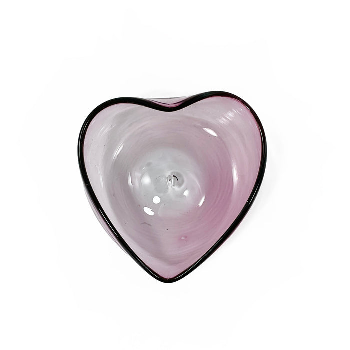 Heart Shaped Glass Dish