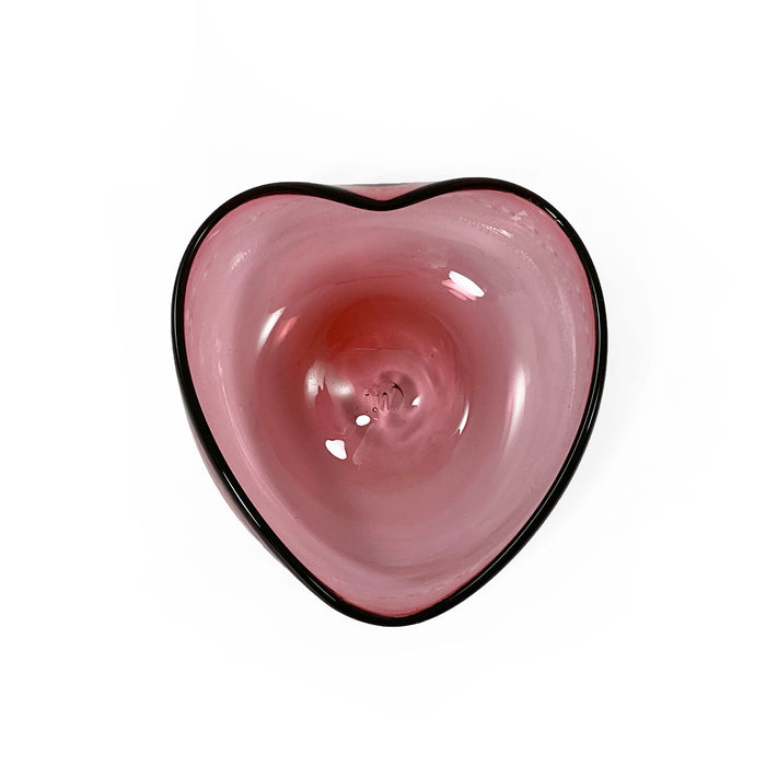 Heart Shaped Glass Dish