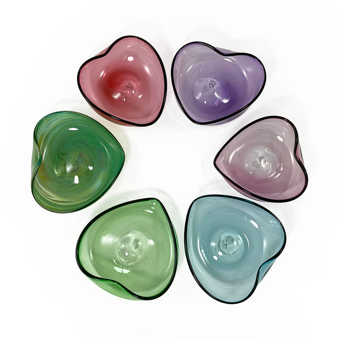 Heart Shaped Glass Dish