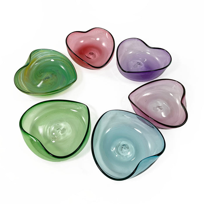 Heart Shaped Glass Dish