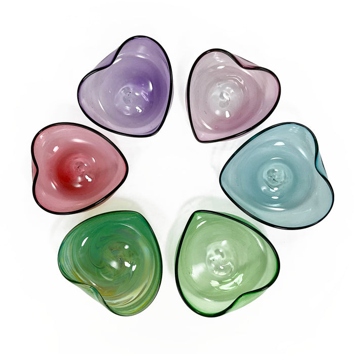 Heart Shaped Glass Dish