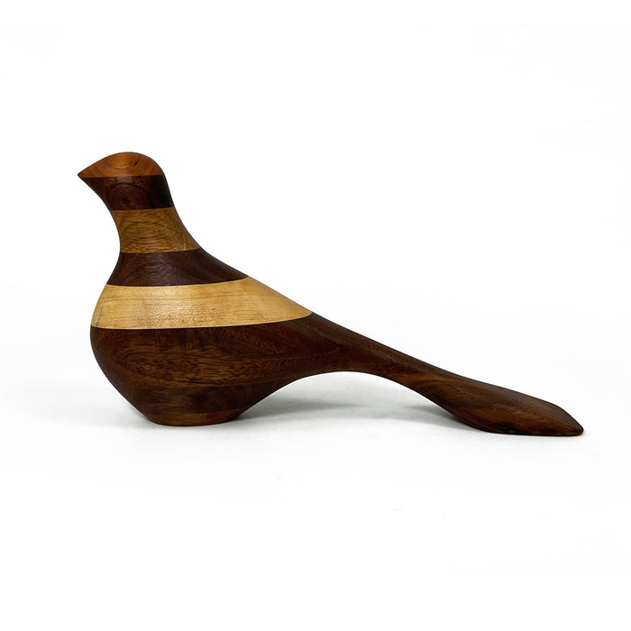 Medium Wooden Bird - Mixed Woods