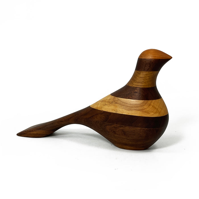 Medium Wooden Bird - Mixed Woods