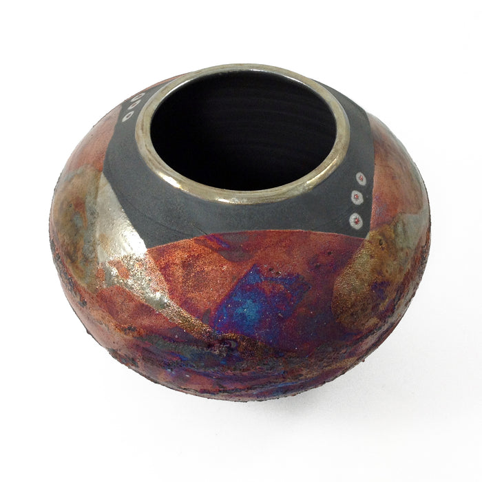 Luster Raku Vessel