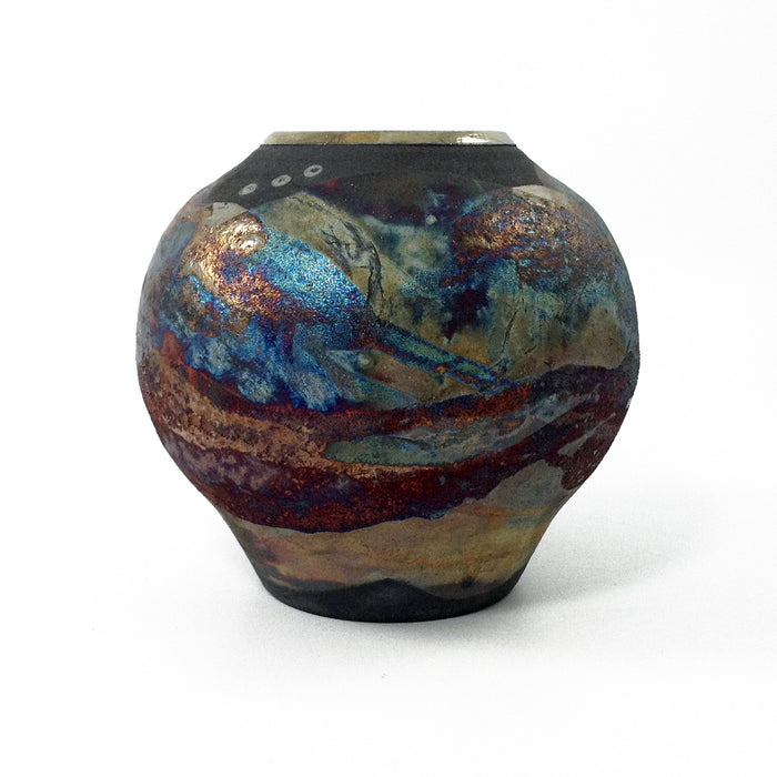 Luster Raku Vessel