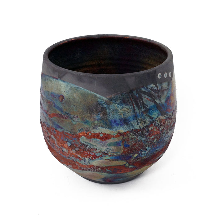 Luster Raku Bowl