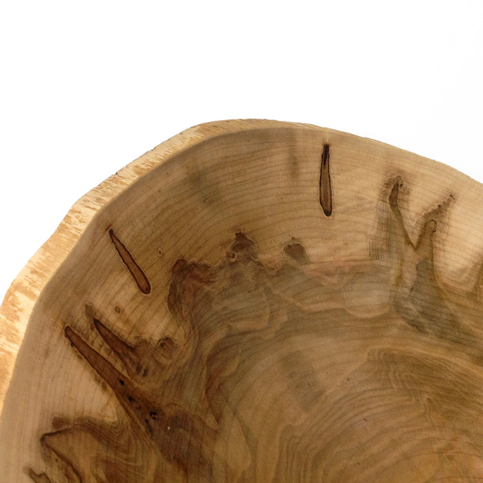 19" Red Maple Wane Edge Bowl