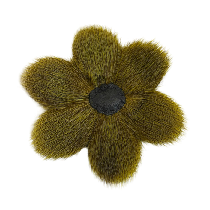 Sealskin Flower Pin