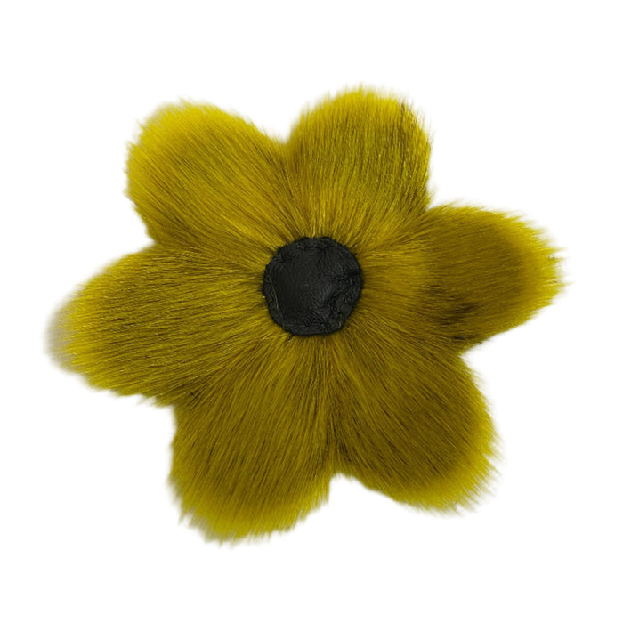 Sealskin Flower Pin