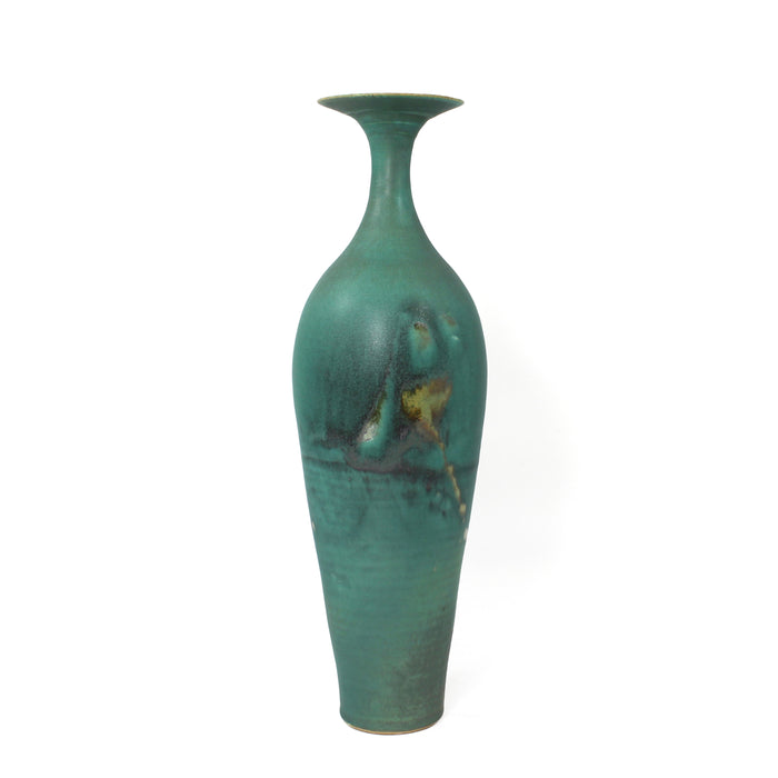 36. Turquoise Tall Vase