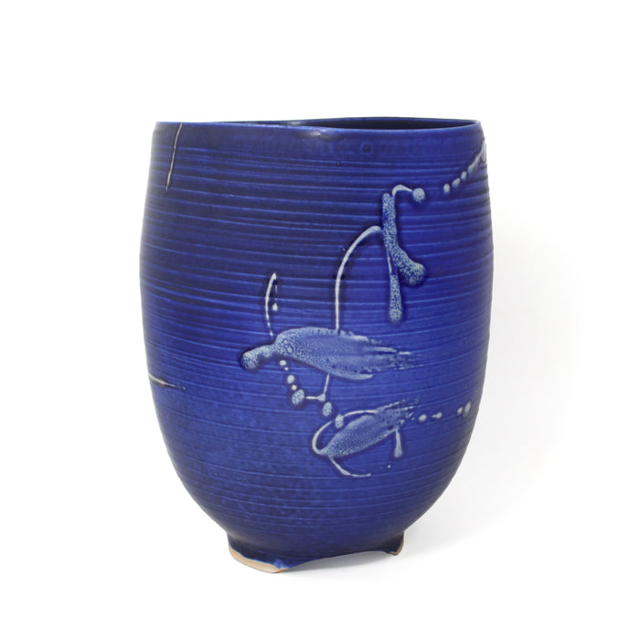 2. Cobalt Tall Bowl