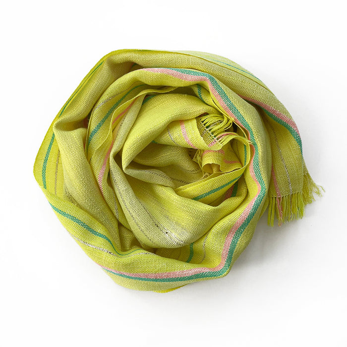 Highlighter Scarf - Hemstitch Finish