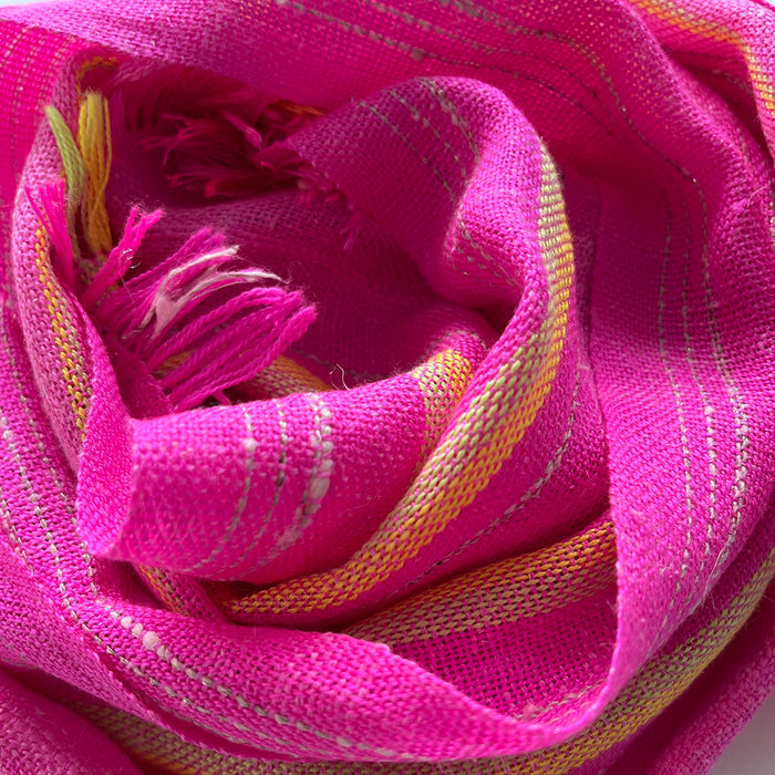 Highlighter Scarf - Hemstitch Finish