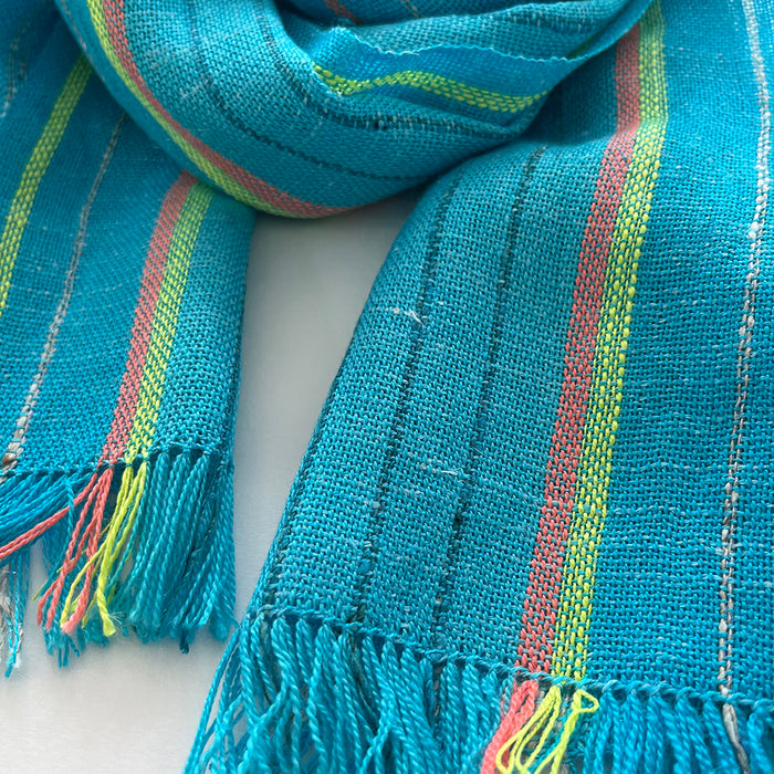 Highlighter Scarf - Hemstitch Finish