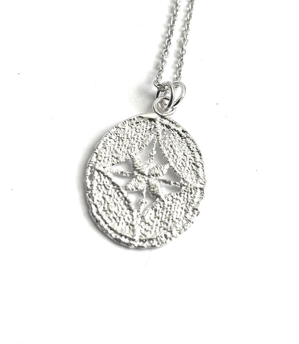 Lace Medallion Pendant Necklace