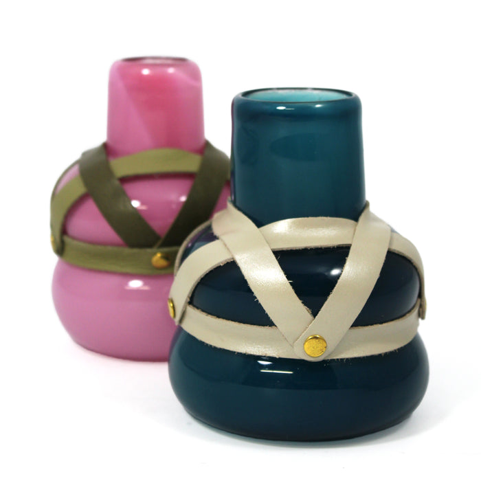 Medium Glass Belted Bottle