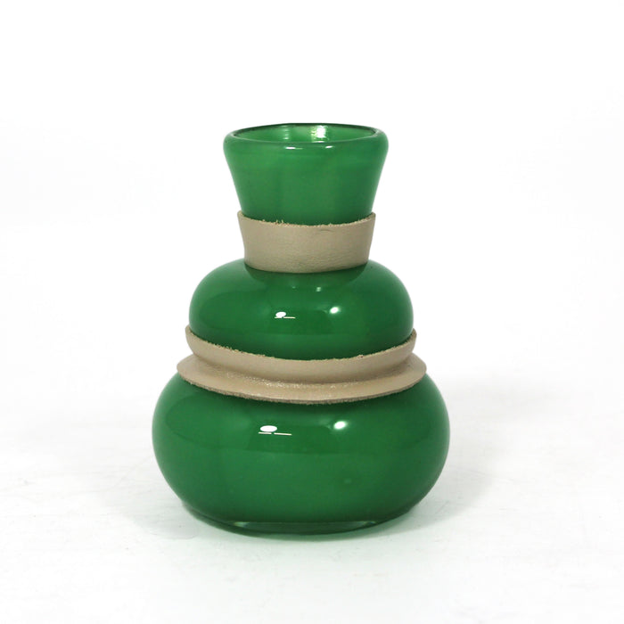 Small Glass Belted Bottle