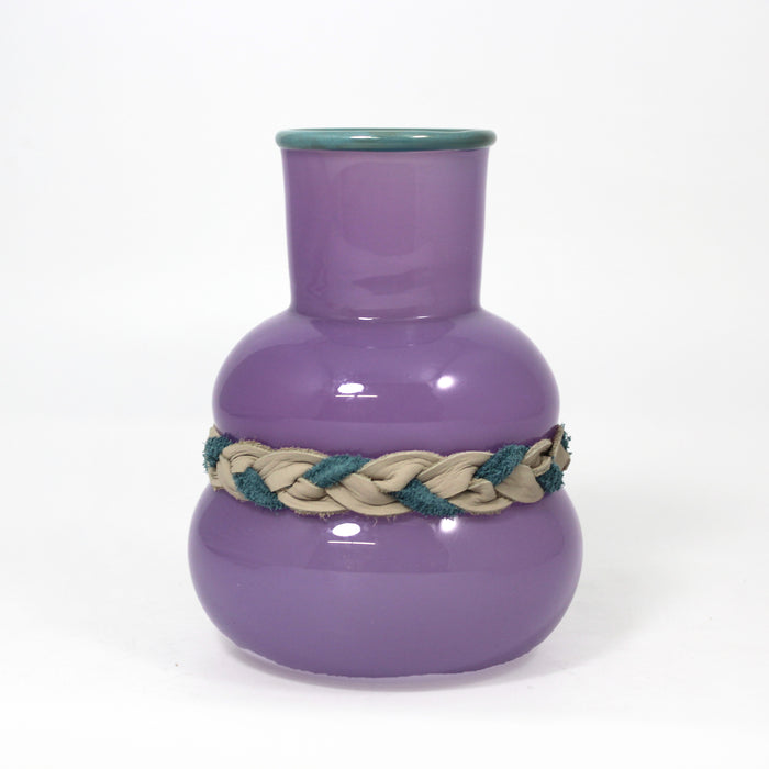 Large Glass Belted Bottle