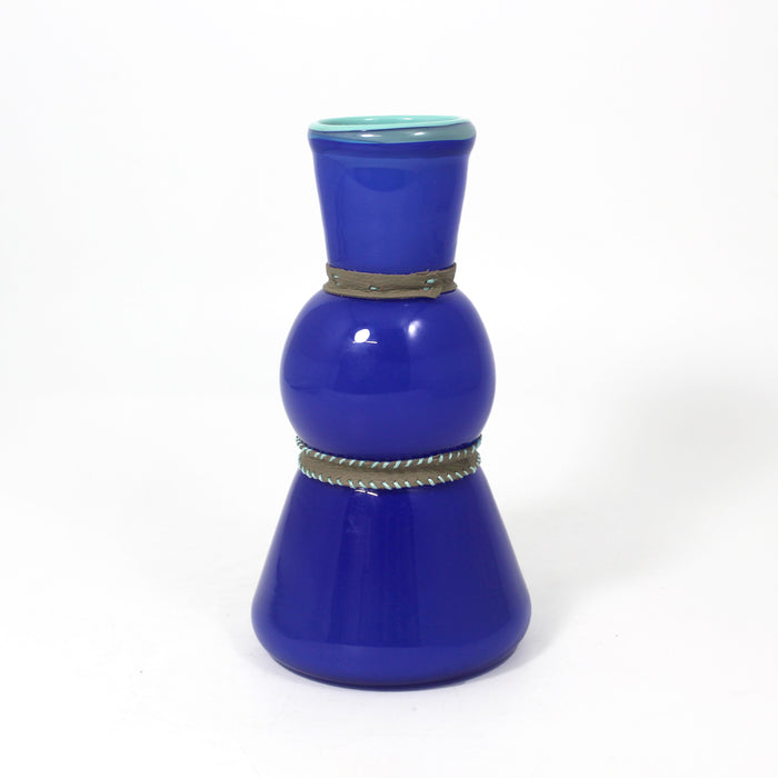 Large Glass Belted Bottle