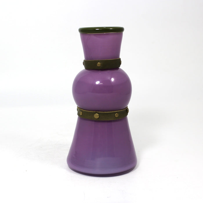 Large Glass Belted Bottle