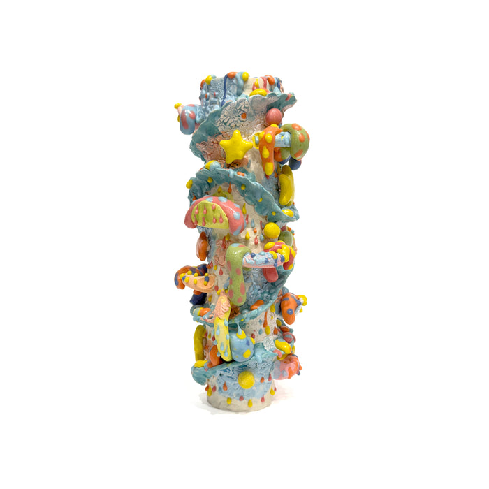 Multicolour Tall Vase