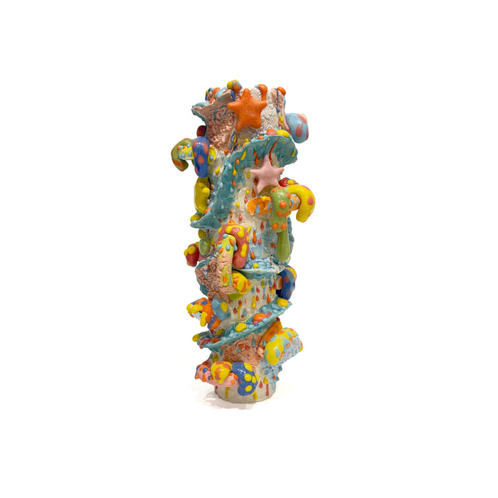 Multicolour Tall Vase