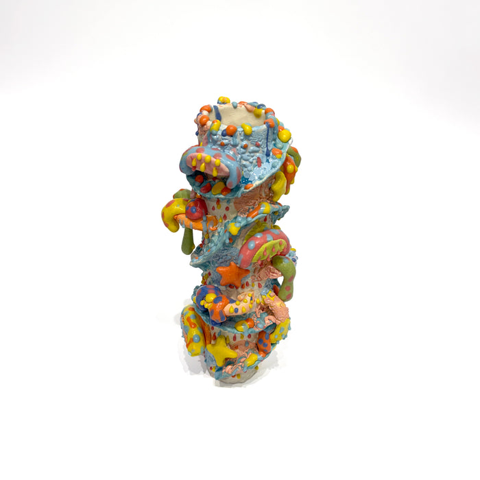Multicolour Tall Vase