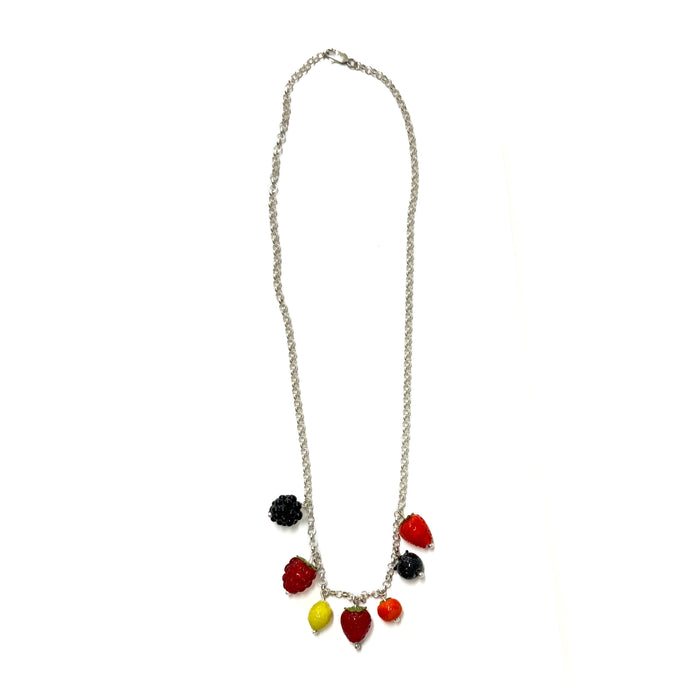 Hanging Fruit Chain Necklace