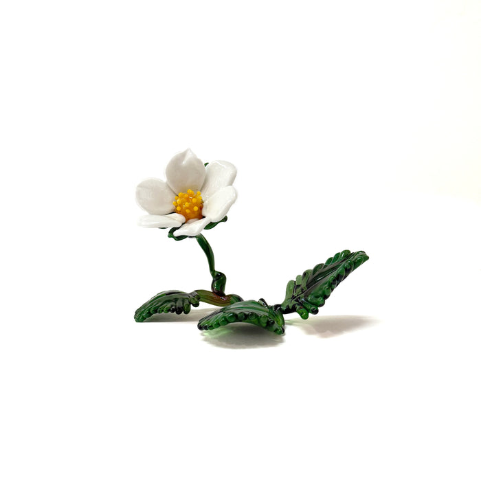 Glass Daisy Sculpture